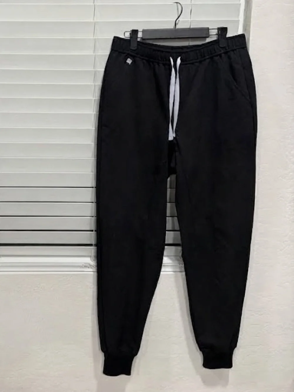 Men's Black Drawstring Jogger Pants